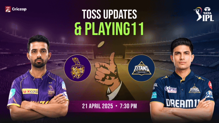 KKR vs GT Live toss update