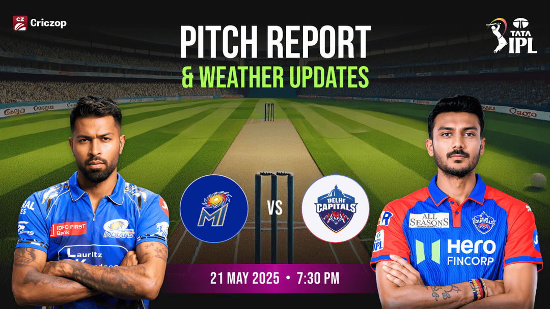 MI vs DC Pitch Weather Report 
